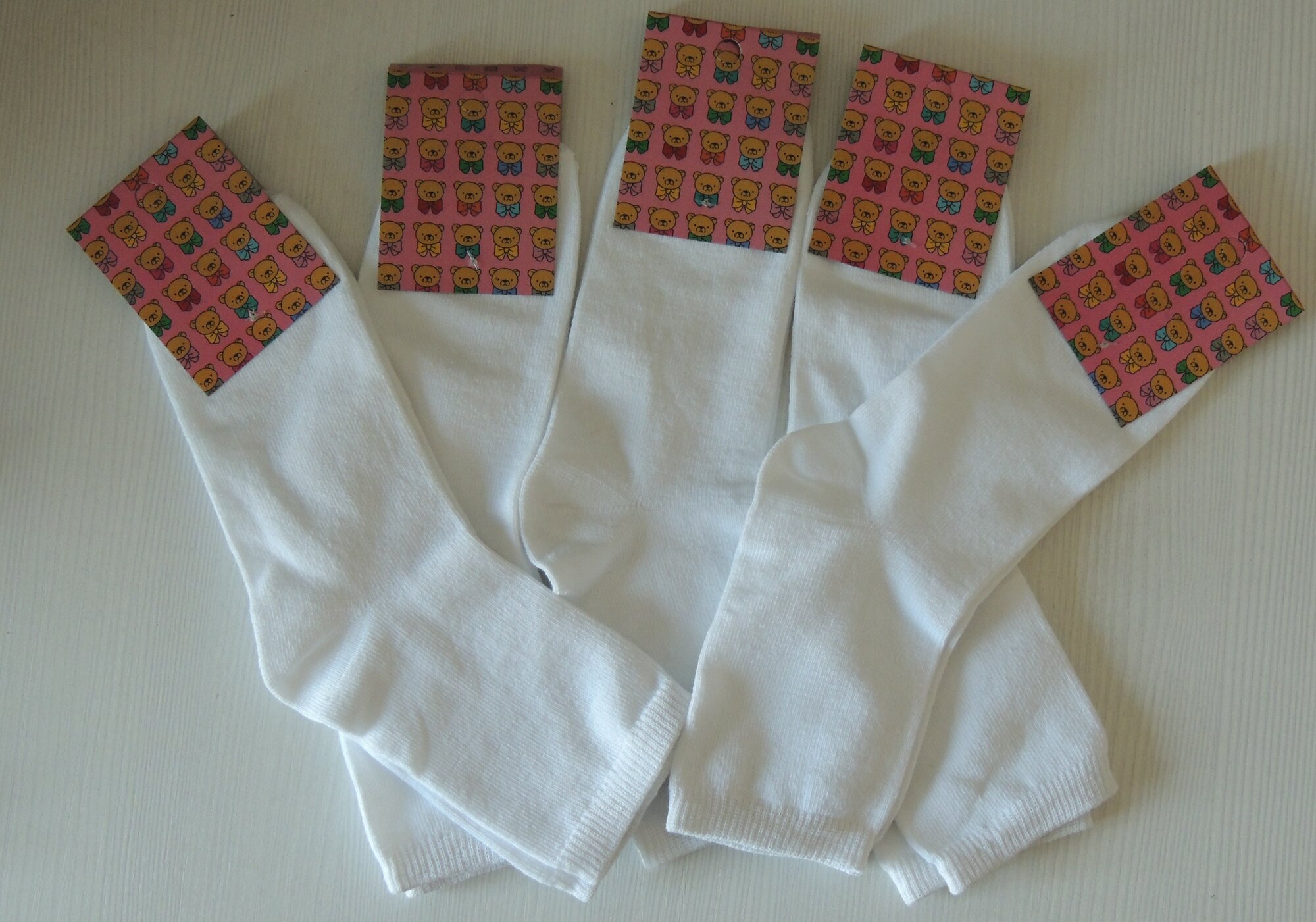 Носки детские Золотая Игла арт.С401W, 5пар в упаковке,размер 22-24,белые