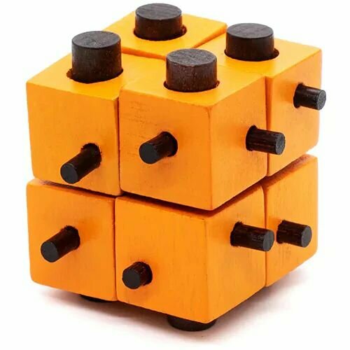 Деревянный Кубик Рубика 2х2 / Головоломка