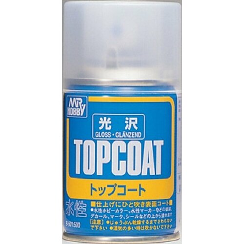 Mr.Hobby B-501 Лак глянцевый аэрозольный Topcoat Gloss Spray 86 мл