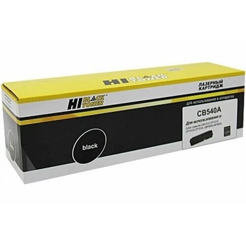 Hi-Black Картридж CB540A / HP 125A для HP CLJ CM1300/CM1312/CP1210/CP1215 HB-CB540A