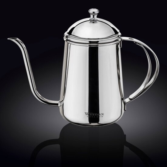 Чайник Wilmax England заварочный капельный 600 мл цвет. уп. нерж. сталь серебряный цвет