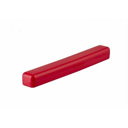 Футляр для зубной щетки, красный 2,7x2,2x22 см