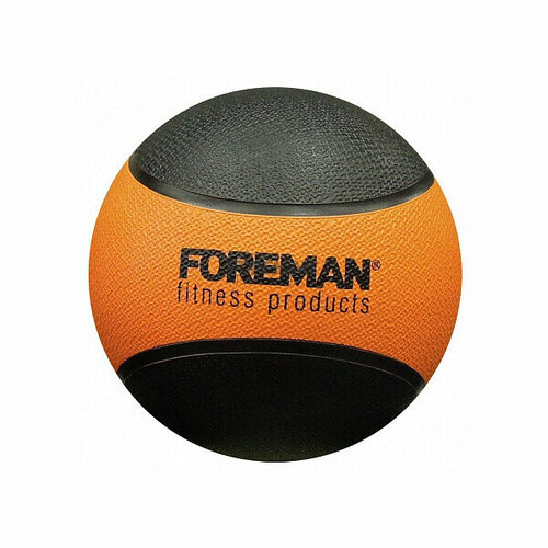 Медбол Foreman Medicine Ball 1 кг оранжевый/черный стойка для хранения мячей foreman fy 610 черный