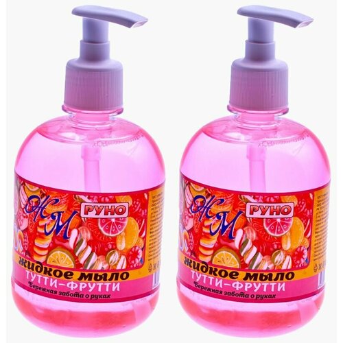 Руно Мыло жидкое Тутти-фрутти 500 мл 2 шт 536₽