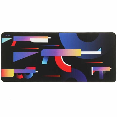 Коврик DEXP OM-XL PixelGun черный 2697₽