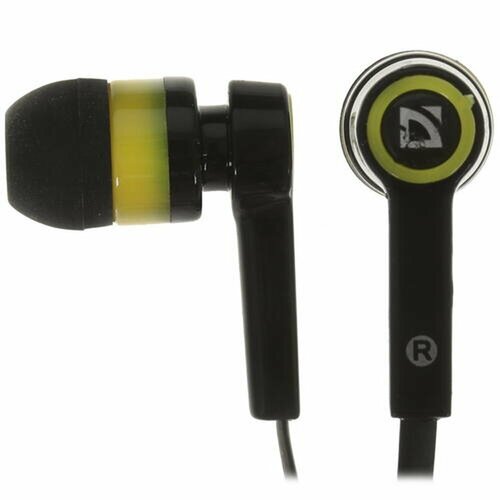 Проводные наушники Defender Pulse 420 желтый 600₽