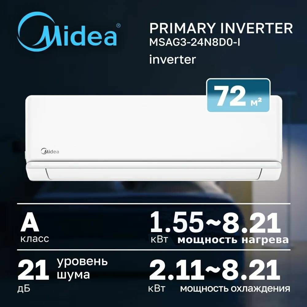 Сплит-система Midea MSAG3-24N8D0-I/MSAG3-24N8D0-O Primary Inverter