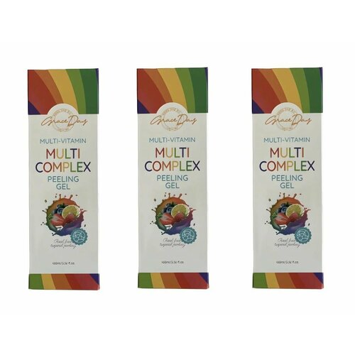 Grace Day Пилинг-гель для лица с витаминным комплексом multi-vitamin multi complex peeling gel 100 мл 3 шт 1155₽