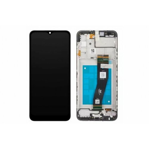 Дисплей для Samsung A025F (A02s) модуль Черный - OR (SP) (GH81-20181A) дисплей для samsung a025f galaxy a02s с тачскрином черный or