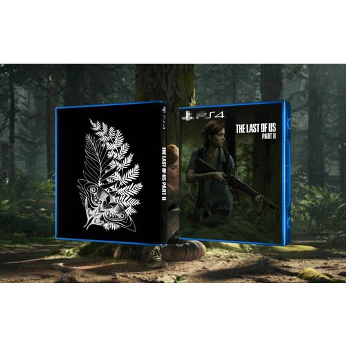 эксклюзивная обложка по мотивам игры the last of us part ii для ps4 v2 The Last of Us Part II / Эксклюзивная Обложка для Кейса PS 4