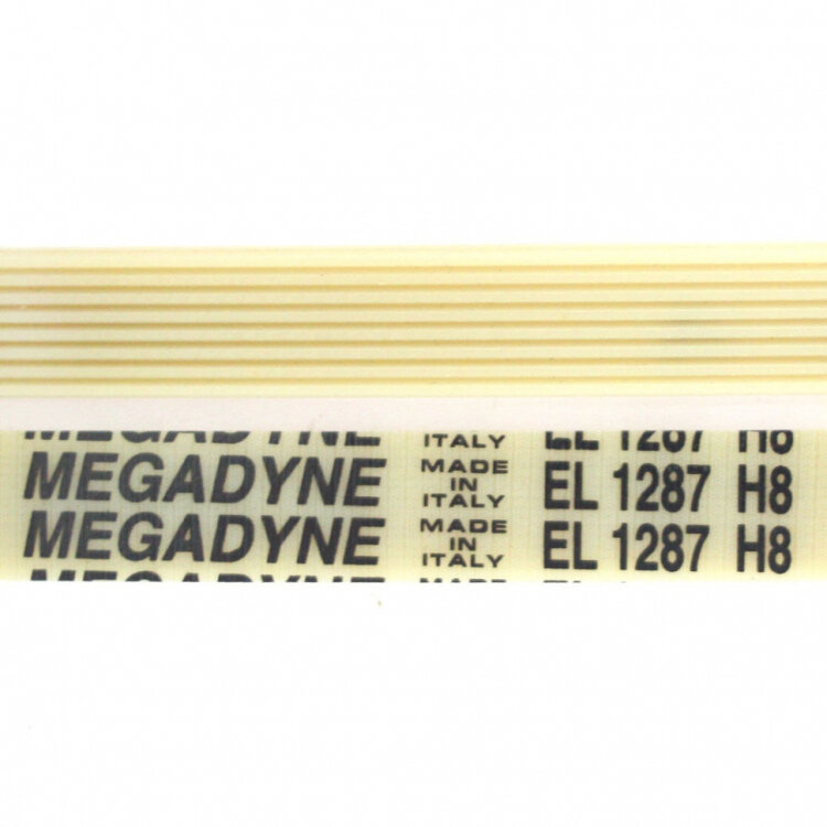 Набор 2 шт Ремень 1287 H8 L1222мм белый Megadyne Electrolux Zanussi (BLH343UN) H343