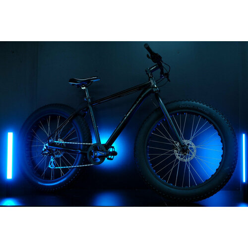 Велосипед Фэтбайк Lorak FAT 00 черный под рост 165-185 алюминиевая рама 19 дюймов 73800₽