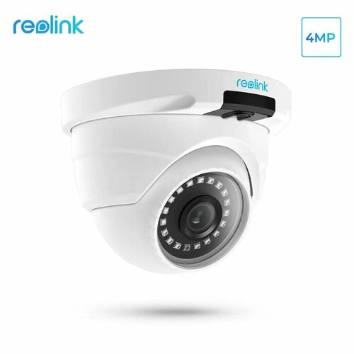 IP-камера Reolink D400, 4 МП, PoE, с функцией ночного видения hikvision ds u04 4mp cmos sensor 0 1lux f1 2 agc on built in mic usb 2 0 2560 1440 30 25fps 3 6mm fixed lens