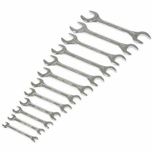 Набор рожковых ключей 12 шт 6х7-30х32 мм углеродистая сталь 829₽