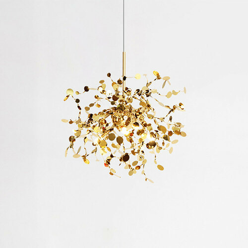 Подвесной светильник Loft4You Terzani Argent Gold D40