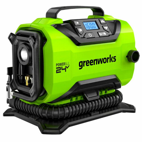 Автомобильный компрессор Greenworks ACG301 без АКБ и ЗУ 8915₽