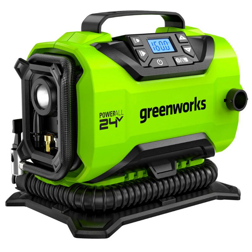 фото Автомобильный компрессор Greenworks ACG301, без АКБ и ЗУ