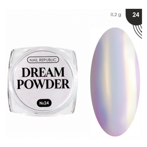 NAIL REPUBLIC DREAM POWDER Втирка жемчужная 24 02 гр 600₽