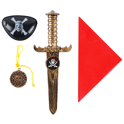 Комплект карнавальный Пират 4 предмета/G