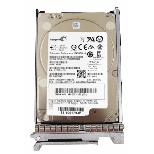 Жесткий диск Cisco 1FE200-175 900Gb SAS 2,5 HDD