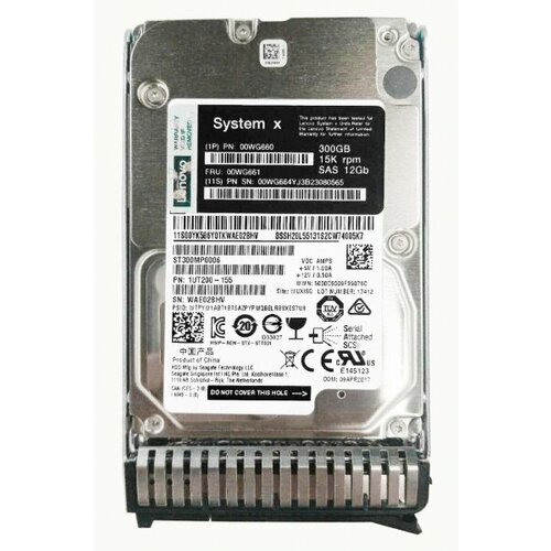 Жесткий диск Lenovo 00WG661 300Gb 15000 SAS 2,5