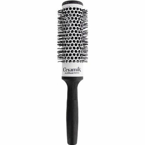 Щетка для волос Tek с серой щетиной Ceramik Antibacteric, круглая (36 мм)