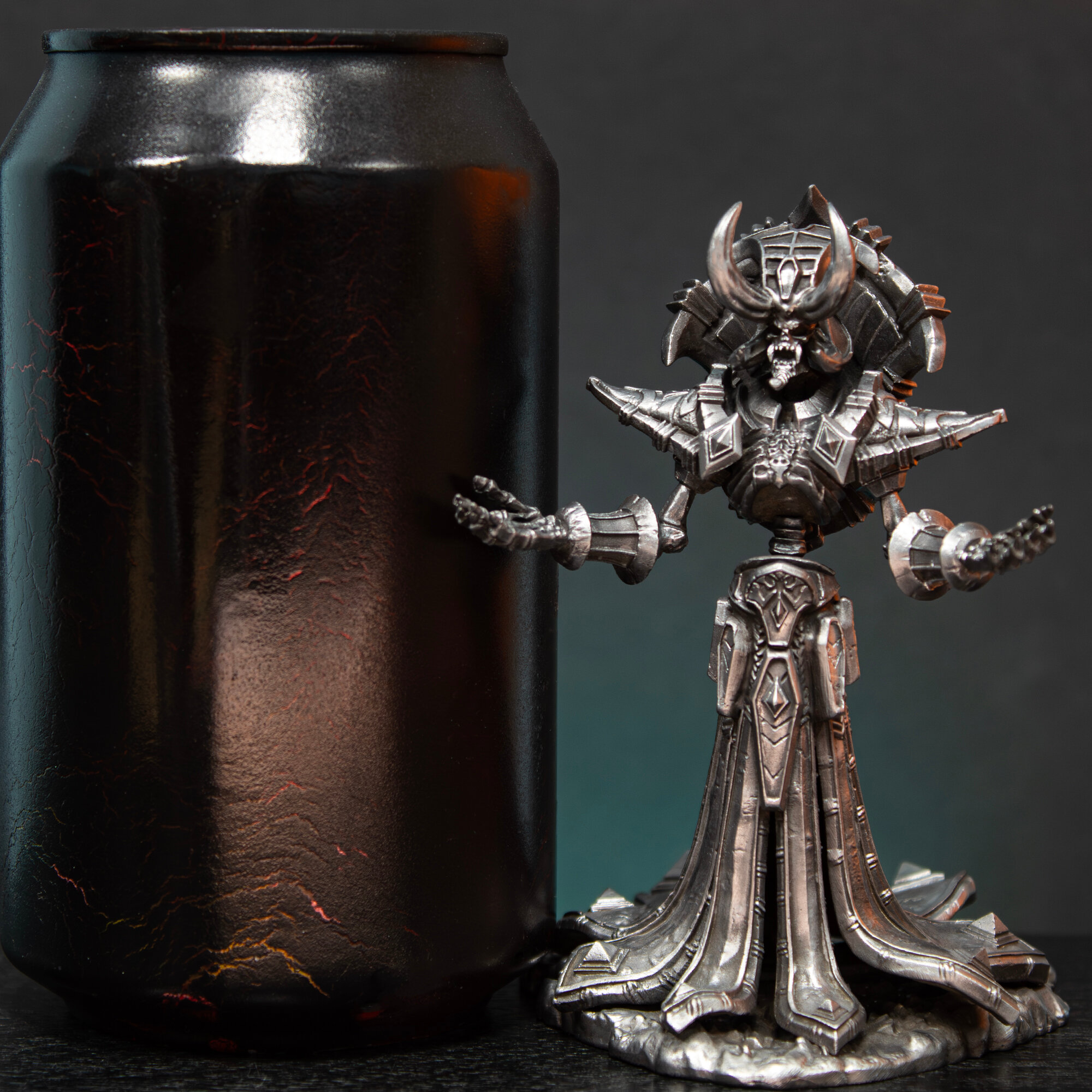 Кел'Тузад коллекционная металлическая фигурка ВарКрафт / Kel'Thuzad World of WarCraft