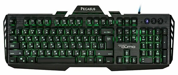 Клавиатура игровая Qumo Pegasus Dragon War K31 RGB Black USB