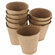 Набор торфяных горшков с подставкой (уп.6 шт)