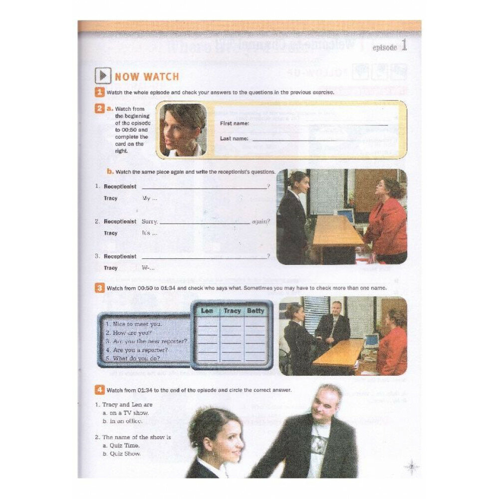 Книга Network (a video-based course) Beginner Activity Book - фото №6