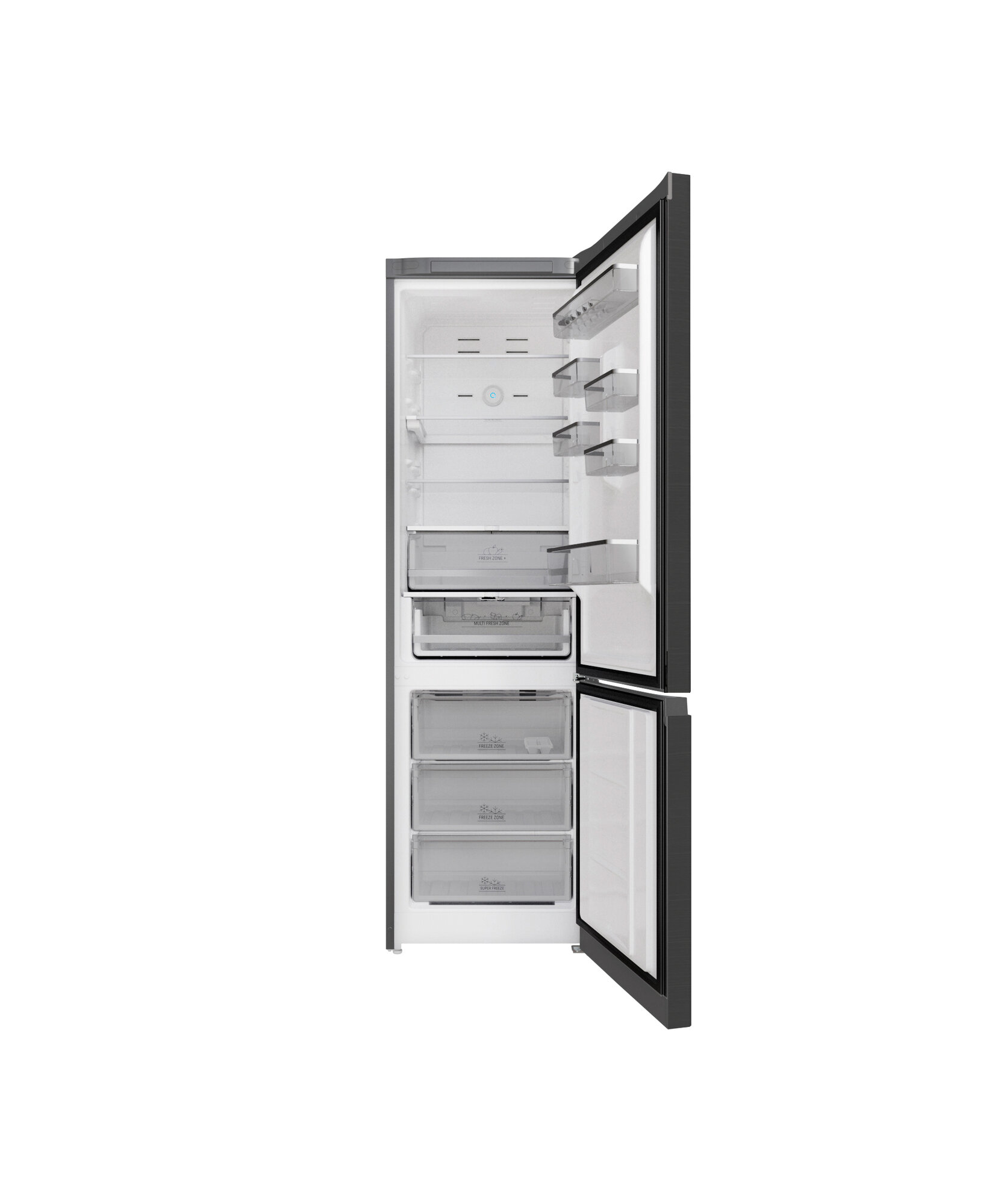 Двухкамерный холодильник Hotpoint HT 8201I DX O3, No Frost, темно-серый - фотография № 11