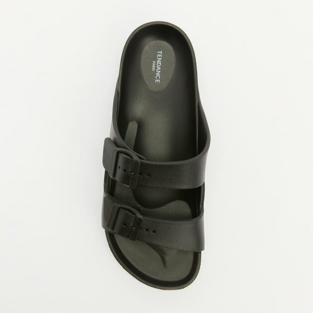 Шлёпанцы TENDANCE, размер 44, черный — фото 1