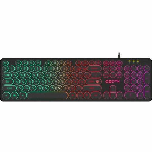 Defender Клавиатура Defender Ozoth GK-106 игровая проводная мембран подсветка104 клавиши USB черная 237900₽