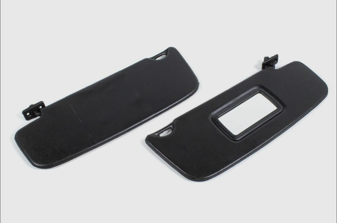 Козырьки солнцезащитные с зеркалом черные для Lada Granta Granta FL