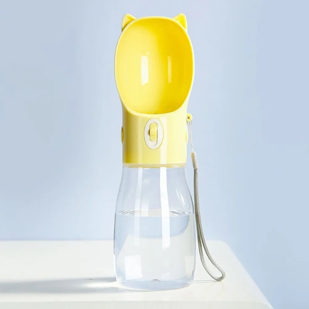 Дорожные Поилки Для Животных Xiaomi Поилка прогулочная для собак желтая/ Бутылка дорожная для животных