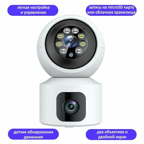 Двухобъективная камера видеонаблюдения 375700₽