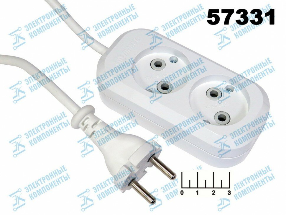 Удлинитель электрический 2/3м Makel (max-10A) (MGP103)