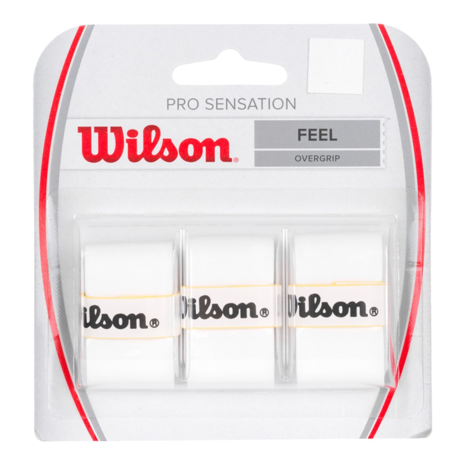 Намотка верхняя Wilson Pro Overgrip Sensation Feel 3Р Белый