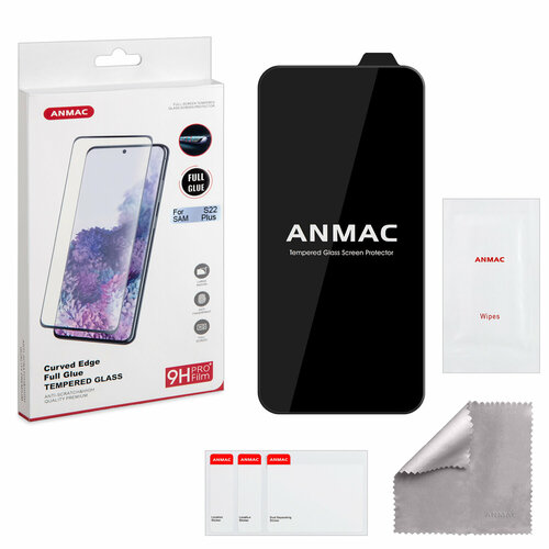 Защитное стекло Samsung S22 Plus Full Glue ANMAC