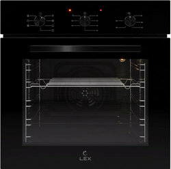 Встраиваемый электрический духовой шкаф Lex EDM 073 BBL черный