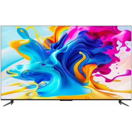 Телевизор LCD TCL 55C647 (4K QLED, Google TV Android, безрамочный, Dolby Atmos)