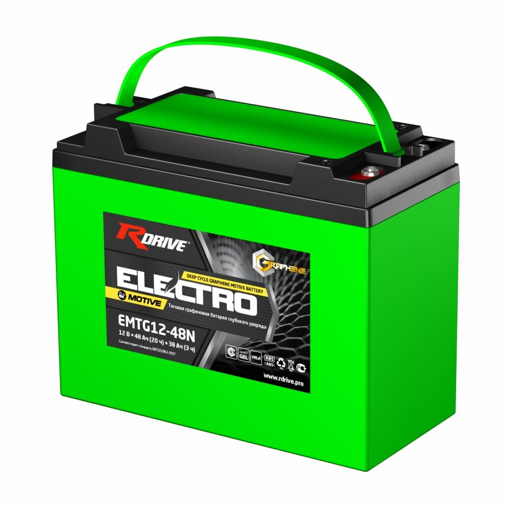 Тяговый аккумулятор RDrive ELECTRO Motive EMTG12-48N