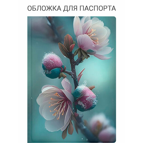 Обложка для паспорта SLVGO, желтый, красный, синий, белый