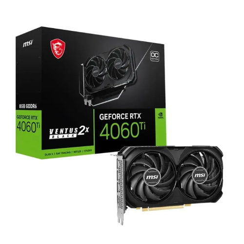 Видеокарта MSI RTX 4060 TI VENTUS 2X BLACK 8G 5071900₽