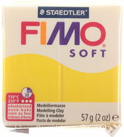 Полимерная глина FIMO Soft, лимон (10), 57г, 1шт