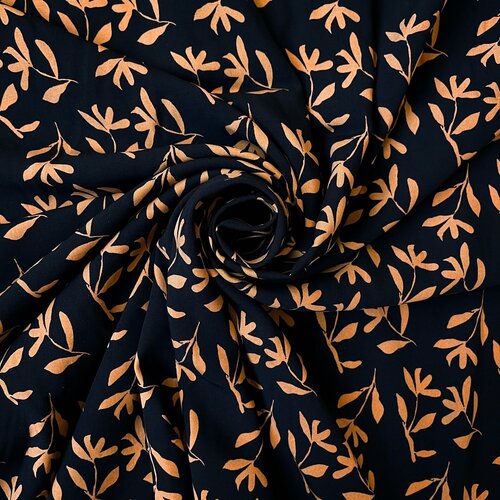 Штапель принт Цветы мелкие WE 540-01145 105gr D Pech штапель Черный 145 см 1188₽