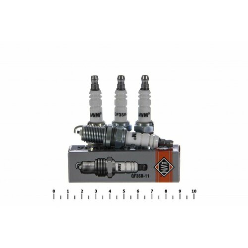 Свечи AWM ВАЗ 2110-2112 Chevrolet 4 шт медь QF3SR-11 BKR6E-11 BCPR6E-11 Тосол-Синтез 1000₽
