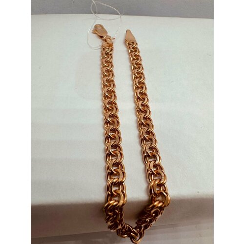 Браслет Костромской цепевязальный завод, красное золото, 585 проба, длина 19 см.