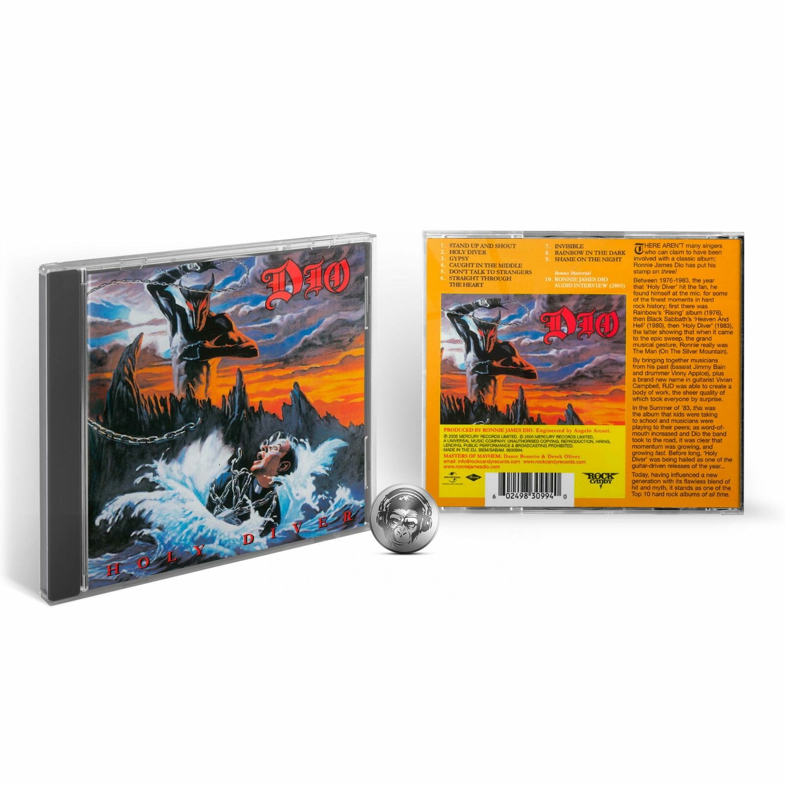 Dio - Holy Diver (1CD) 2005 Mercury, Jewel Аудио диск