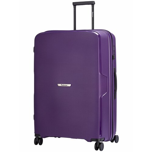 фото Чемодан robinzon santorini basic, 103 л, фиолетовый